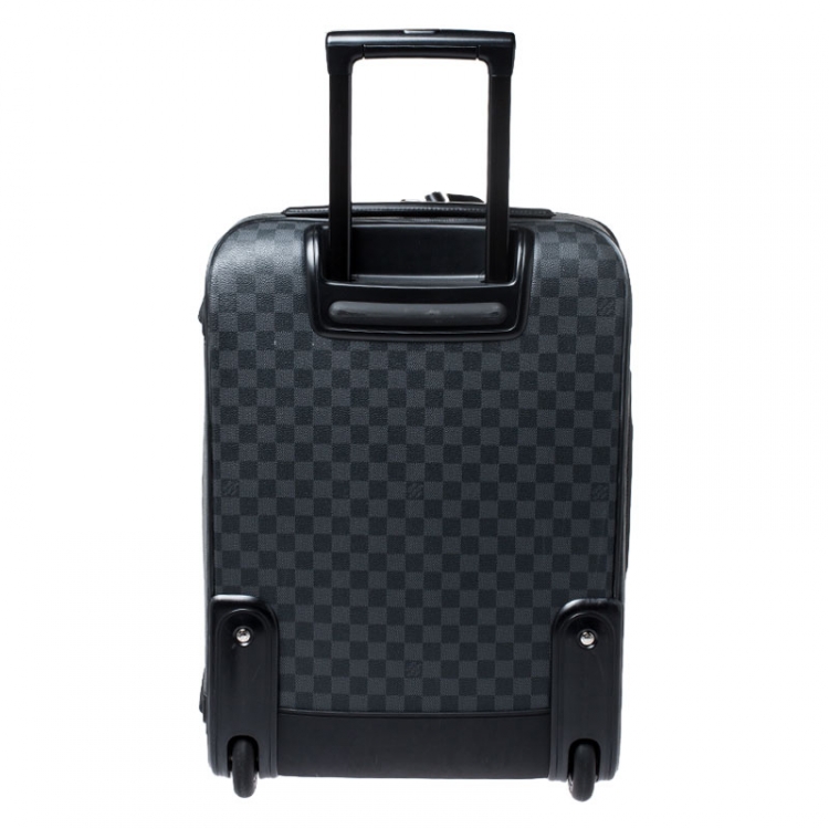Pre Owned Louis Vuitton Damier Graphite Canvas Pegase 55 Luggage
