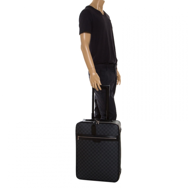 LOUIS VUITTON Horizon 55 Suitcase in Damier Graphite