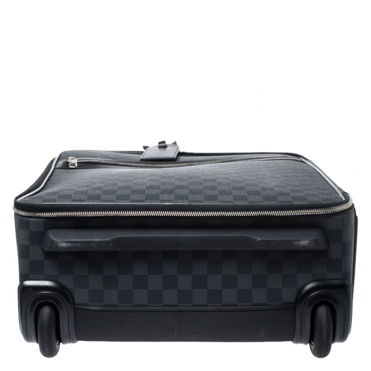 Pre Owned Louis Vuitton Damier Graphite Canvas Pegase 55 Luggage