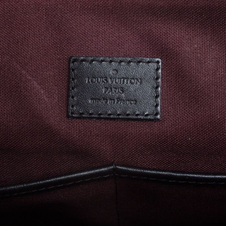 Pre Owned Louis Vuitton Monogram Macassar Canvas Bass MM Messenger Bag