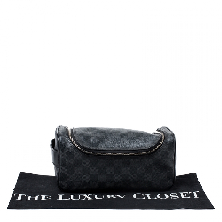Pre Owned Louis Vuitton Damier Graphite Canvas Toiletry Pouch