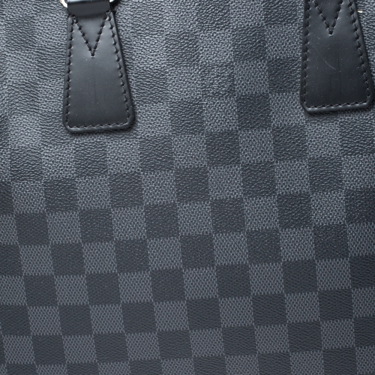 Pre Owned Louis Vuitton Damier Graphite Canvas Porte Documents Jour Messenger Bag