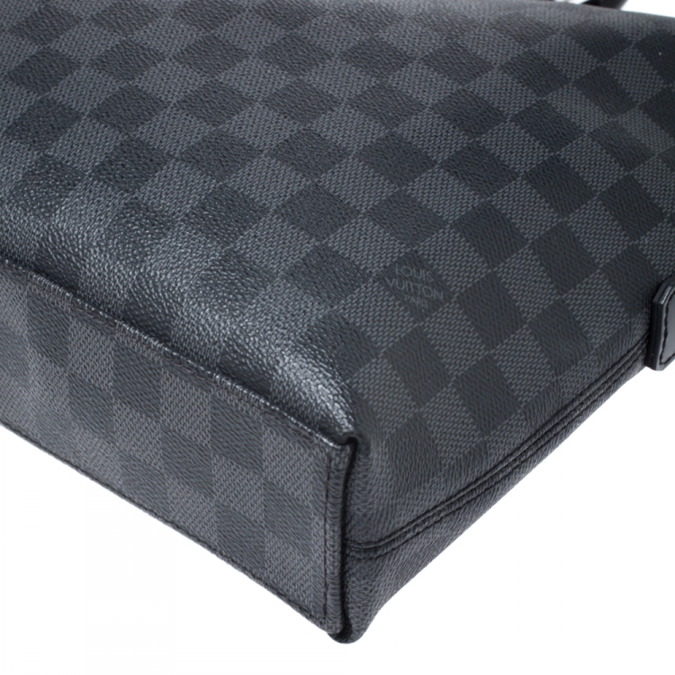 Pre Owned Louis Vuitton Damier Graphite Canvas Porte Documents Jour Messenger Bag
