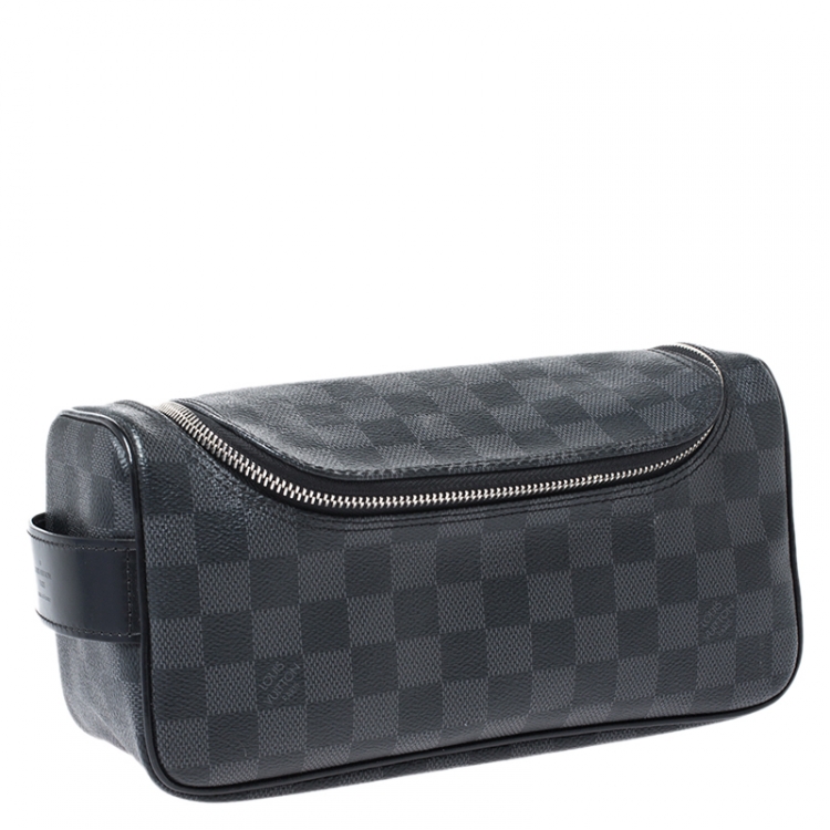 Pre Owned Louis Vuitton Damier Graphite Canvas Toiletry Pouch