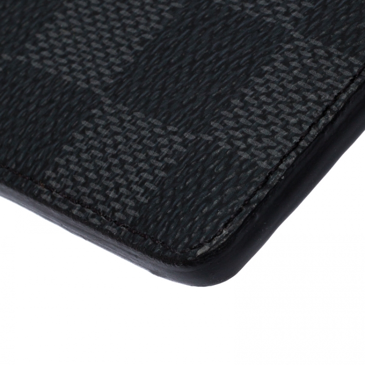 Pre Owned Louis Vuitton Damier Graphite Canvas Neo Porte Cardholder