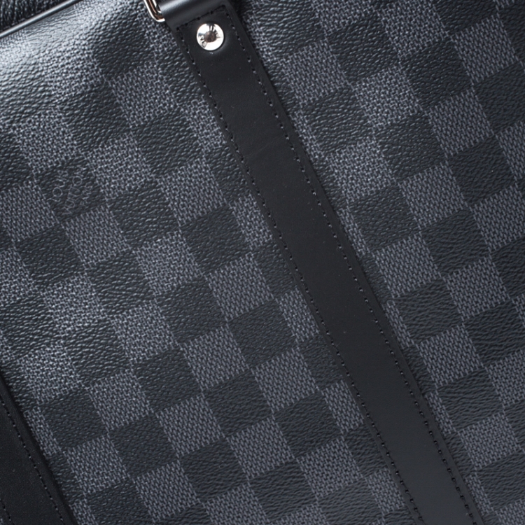 Pre Owned Louis Vuitton Damier Graphite Canvas Porte Documents Voyage PM Bag