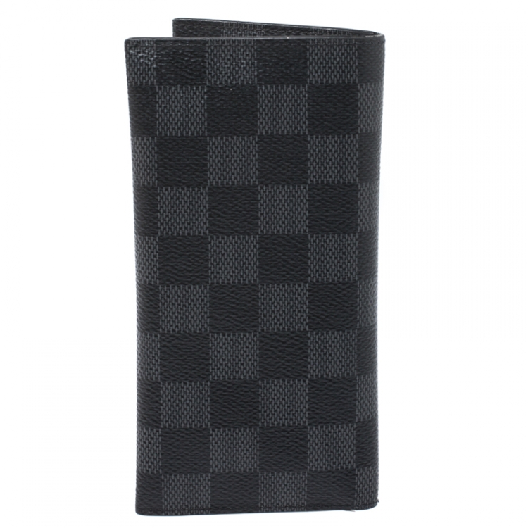 Pre Owned Louis Vuitton Damier Graphite Canvas Organizer 16CC Wallet