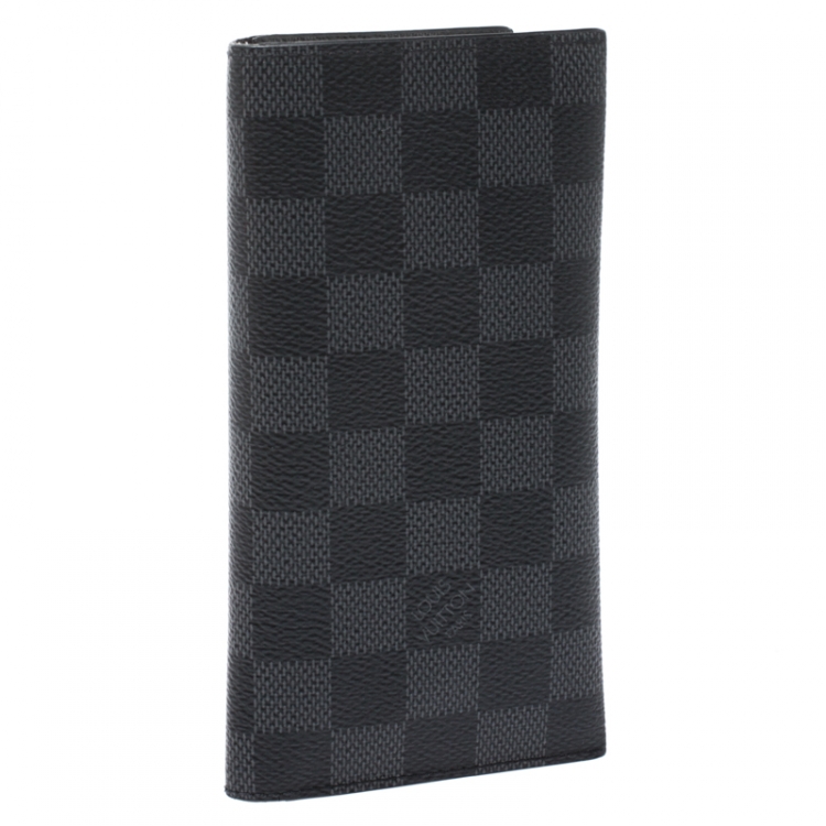 Pre Owned Louis Vuitton Damier Graphite Canvas Organizer 16CC Wallet