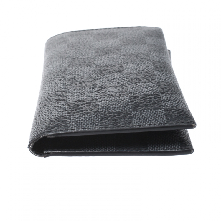 Pre Owned Louis Vuitton Damier Graphite Canvas Organizer 16CC Wallet