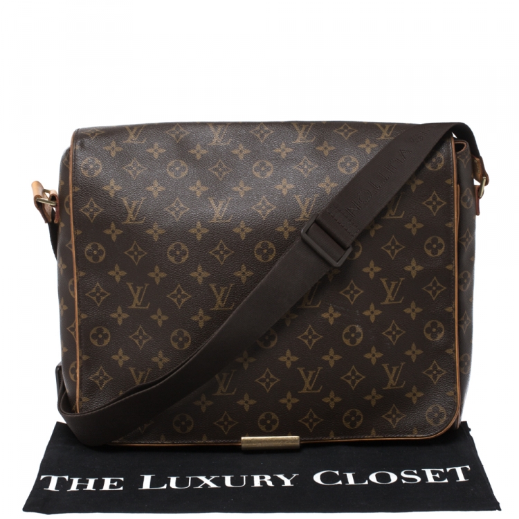 Pre Owned Louis Vuitton Monogram Canvas Abbesses Messenger Bag