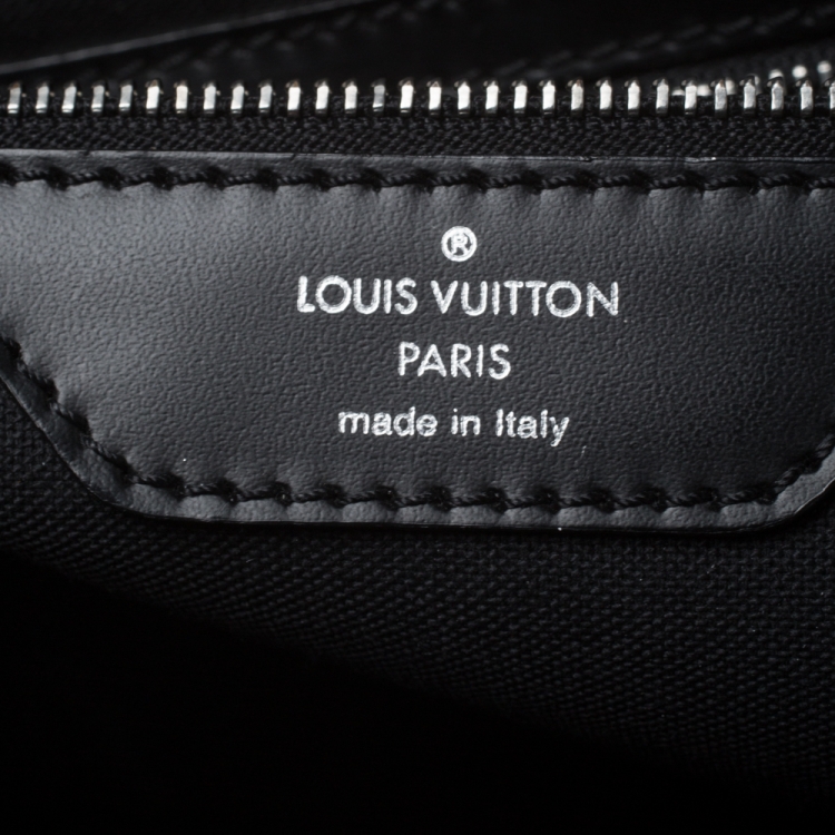 Pre Owned Louis Vuitton Black/Green Taiga Leather and Nylon Viktor Messenger Bag