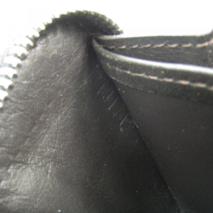 Pre Owned Louis Vuitton Black Damier Geant Canvas Wallet 