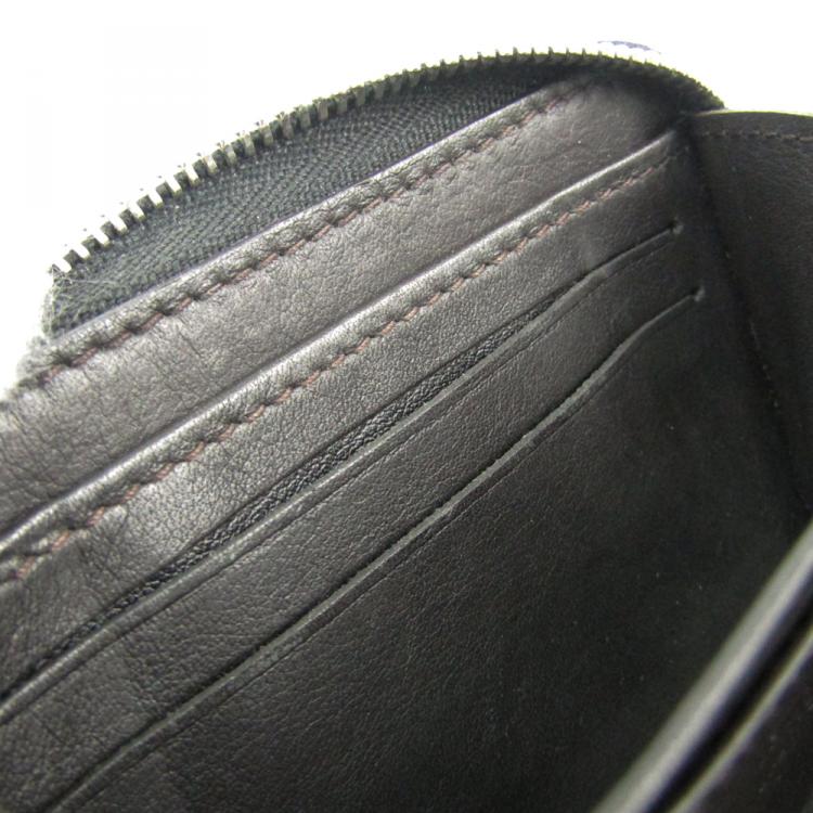 Pre Owned Louis Vuitton Black Damier Geant Canvas Wallet 