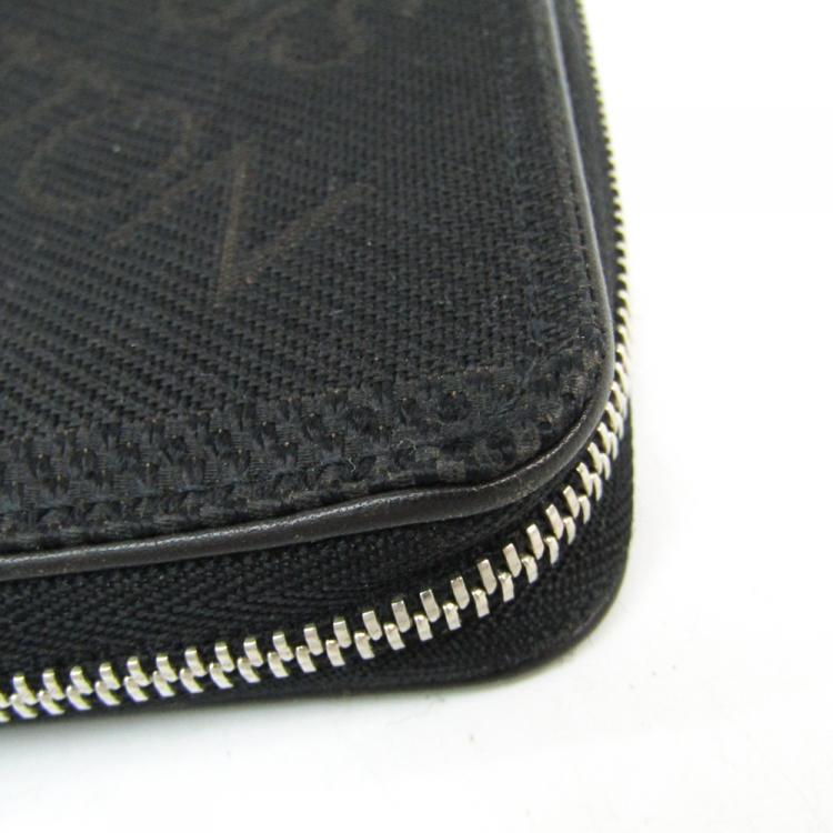 Pre Owned Louis Vuitton Black Damier Geant Canvas Wallet 