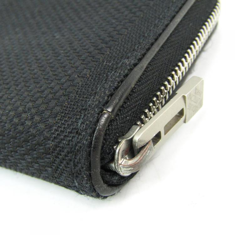 Pre Owned Louis Vuitton Black Damier Geant Canvas Wallet 