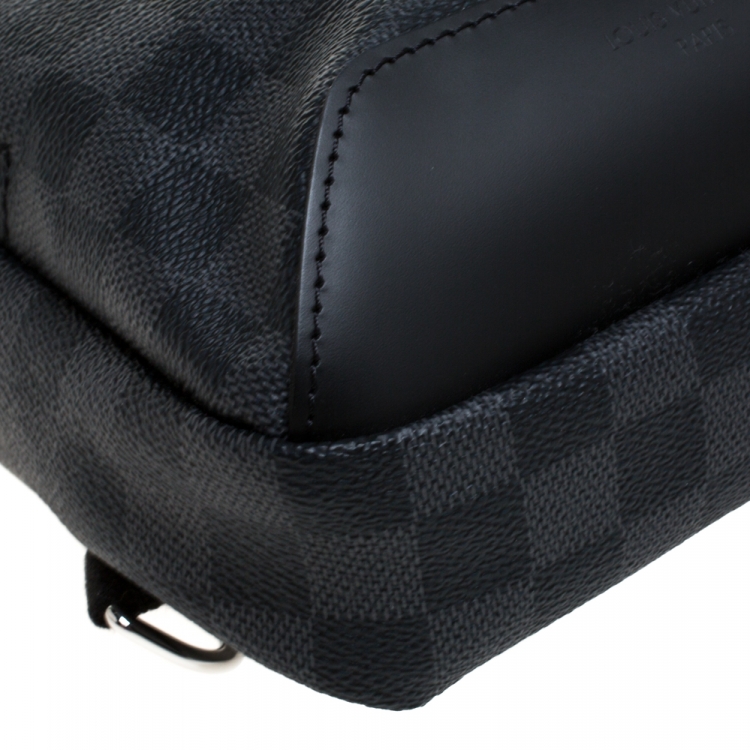 Pre Owned Louis Vuitton Damier Graphite Avenue Sling Bag