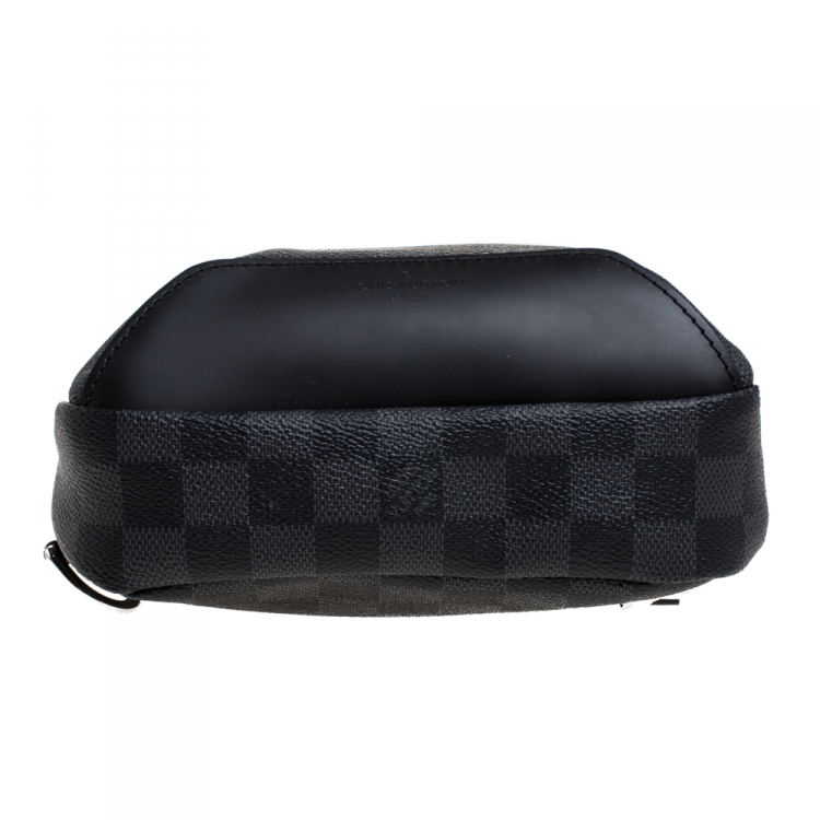 Pre Owned Louis Vuitton Damier Graphite Avenue Sling Bag