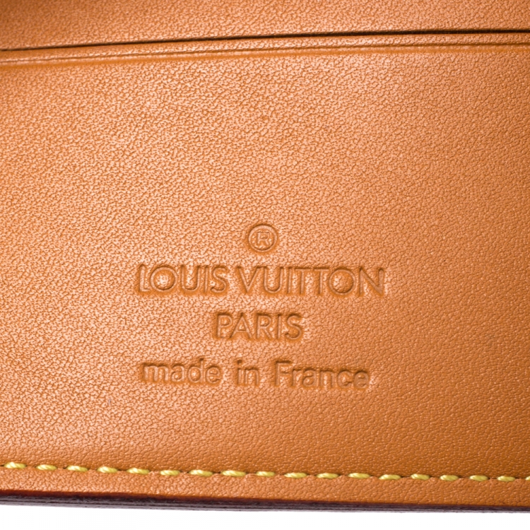 Pre Owned Louis Vuitton  Leather Nomad Bifold Wallet
