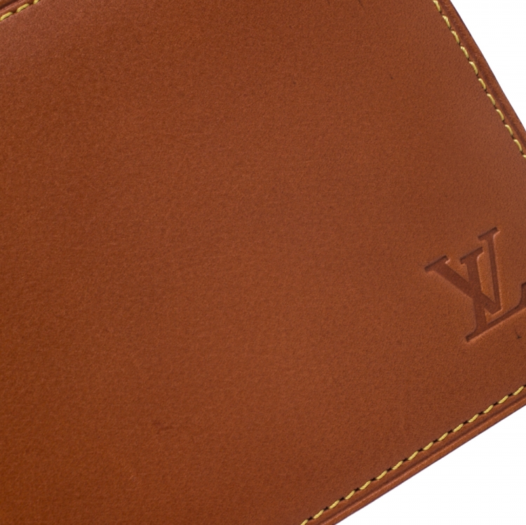 Pre Owned Louis Vuitton  Leather Nomad Bifold Wallet