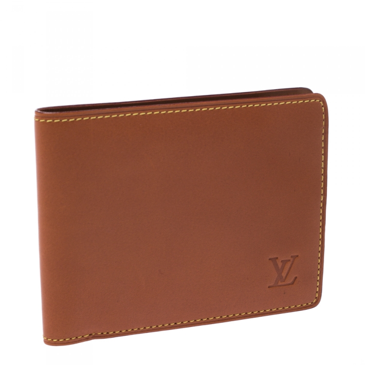 Pre Owned Louis Vuitton  Leather Nomad Bifold Wallet