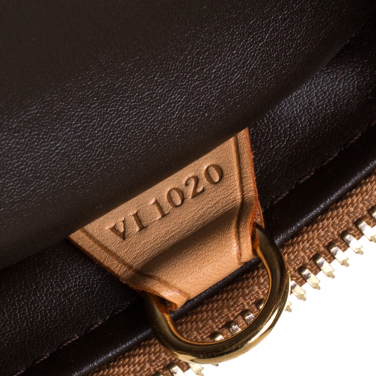 Pre Owned Louis Vuitton Bronze Monogram Vernis Vandam Briefcase