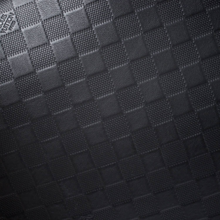 Pre Owned Louis Vuitton Onyx Damier Infini Leather District MM Bag