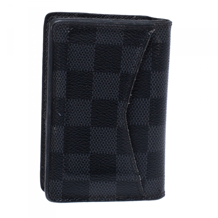 Pre Owned Louis Vuitton Damier Graphite Canvas Pocket Organizer