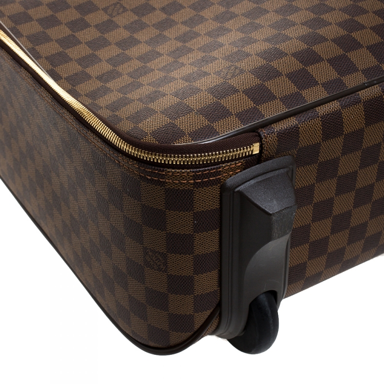 Pre Owned Louis Vuitton Damier Ebene Canvas Pegase 45 Luggage