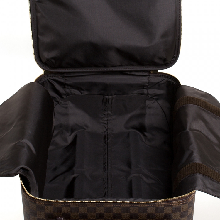Pre Owned Louis Vuitton Damier Ebene Canvas Pegase 45 Luggage