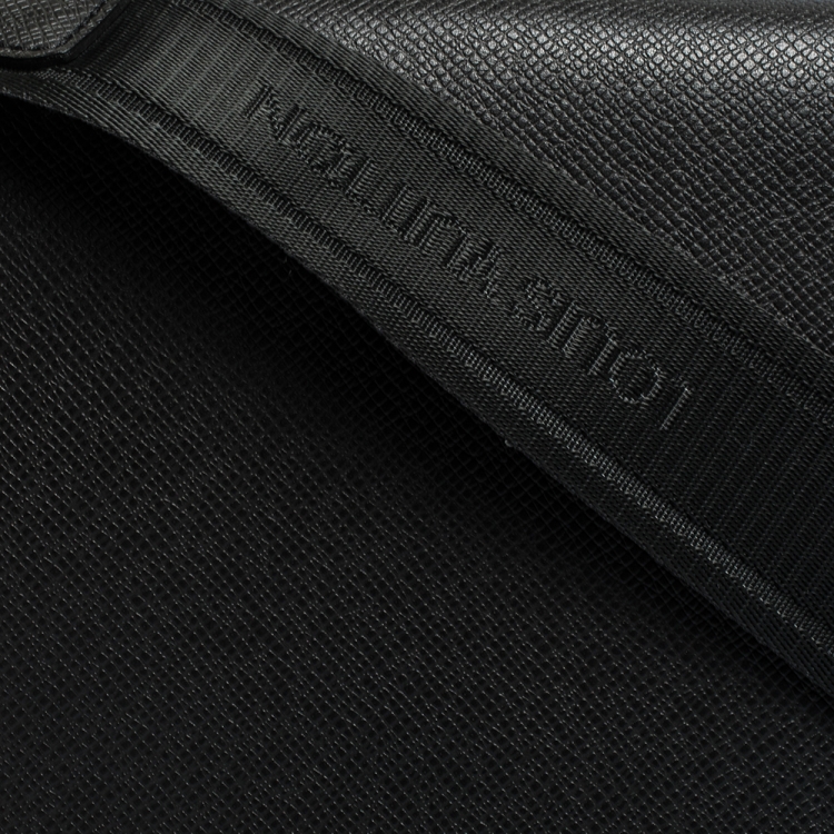 Pre Owned Louis Vuitton Black Taiga Leather Roman PM Bag 