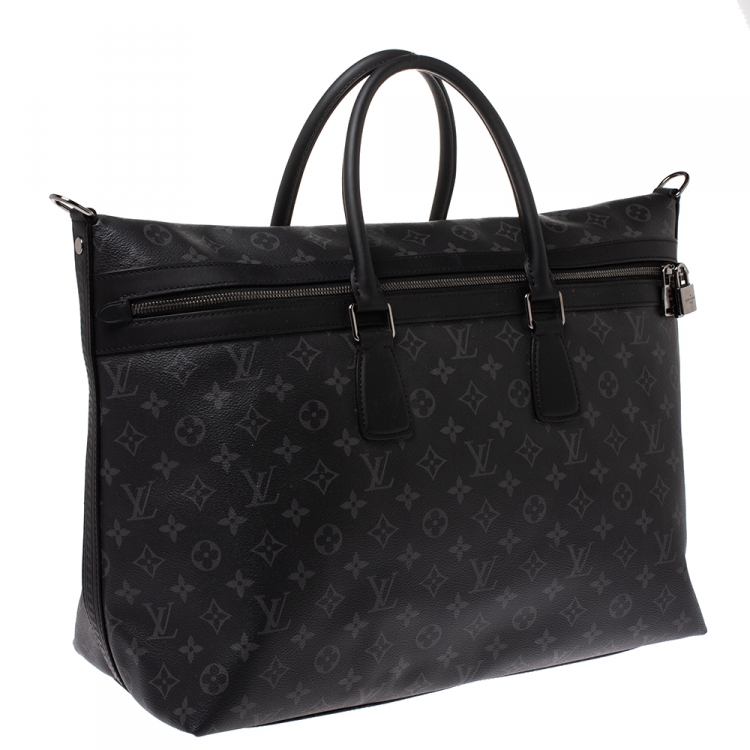 Pre Owned Louis Vuitton Monogram Coated Canvas Eclipse Apollo All Day Carry On Bag
