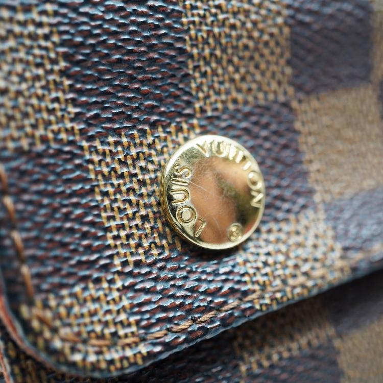 Pre Owned Louis Vuitton Damier Ebene Naviglio Messenger Bag 