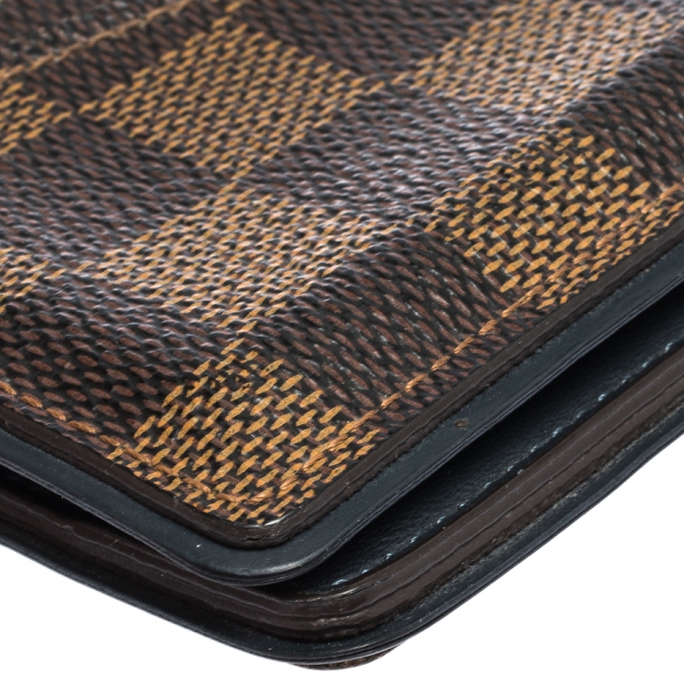 Pre Owned Louis Vuitton Damier Ebene Canvas Pocket Organizer