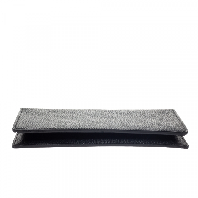 Pre Owned Louis Vuitton Damier Graphite Canvas Brazza Wallet