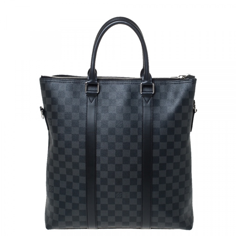 Pre Owned Louis Vuitton Damier Graphite Canvas Anton Bag