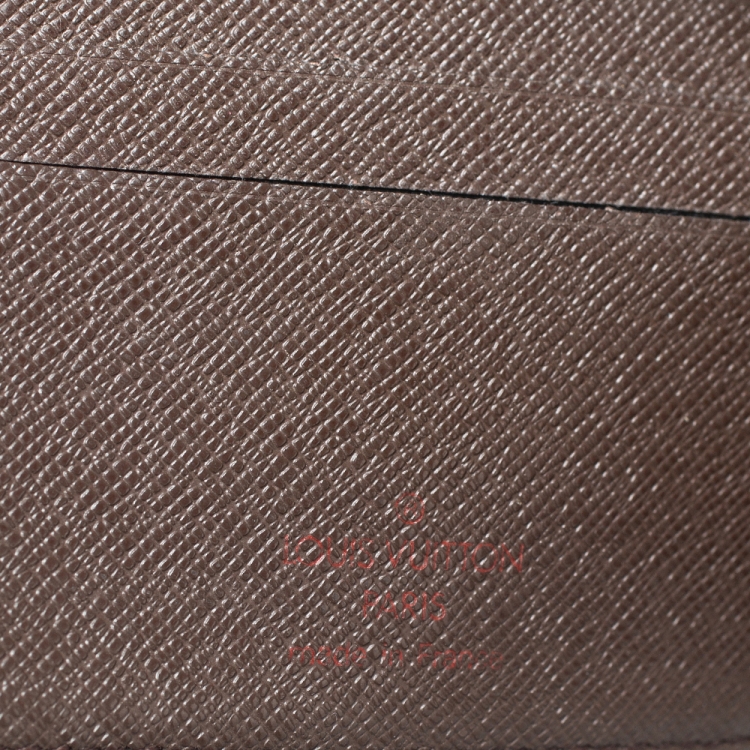 Pre Owned Louis Vuitton Damier Ebene Canvas Multiple Wallet