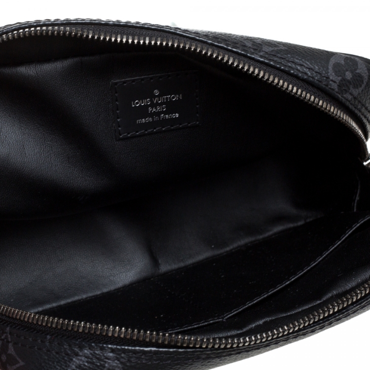 Pre Owned Louis Vuitton Monogram Eclipse Canvas Toilet Pouch PM
