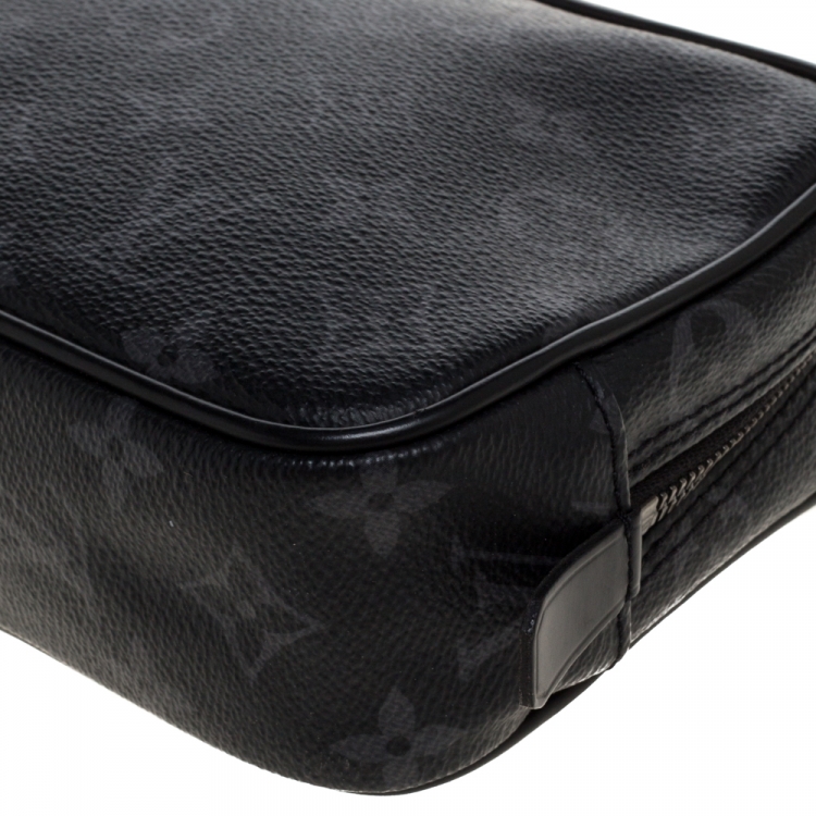 Pre Owned Louis Vuitton Monogram Eclipse Canvas Toilet Pouch PM