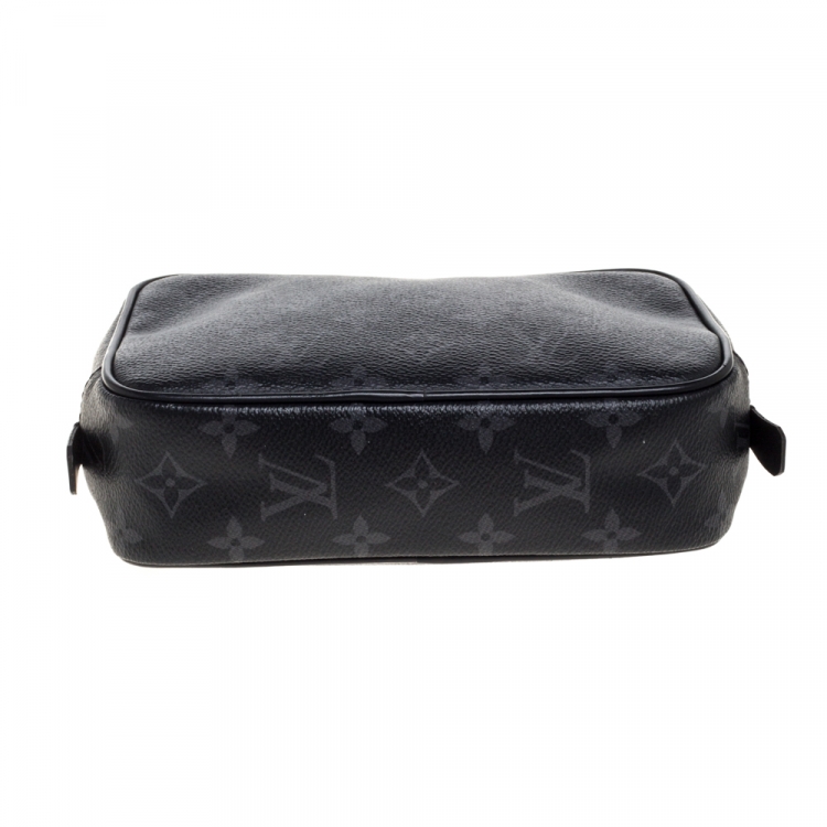 Pre Owned Louis Vuitton Monogram Eclipse Canvas Toilet Pouch PM