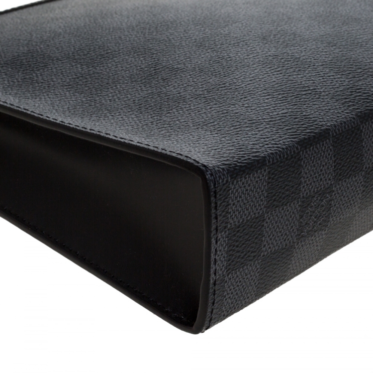 Pre Owned Louis Vuitton Damier Graphite Pochette Voyage MM