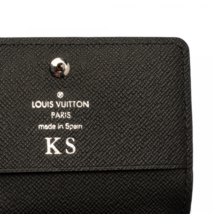 Pre Owned Louis Vuitton Damier Graphite Canvas Enveloppe Carte de Visite Card Holder 