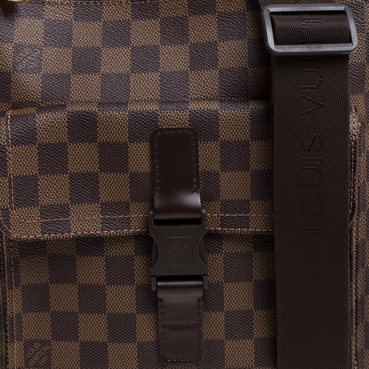 Pre Owned Louis Vuitton Damier Ebene Canvas Melville Pochette Bag