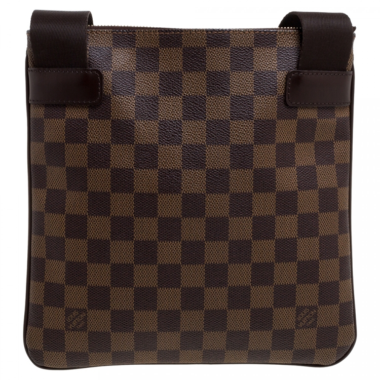 Pre Owned Louis Vuitton Damier Ebene Canvas Melville Pochette Bag