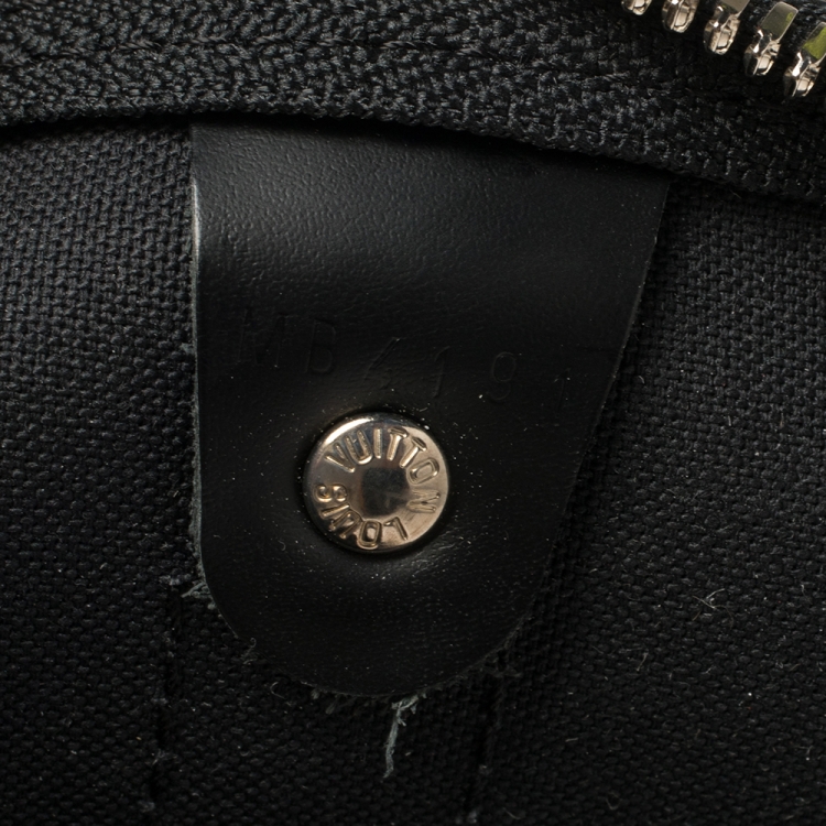 Pre Owned Louis Vuitton Damier Graphite Canvas Keepall Bandouliere 55 Bag