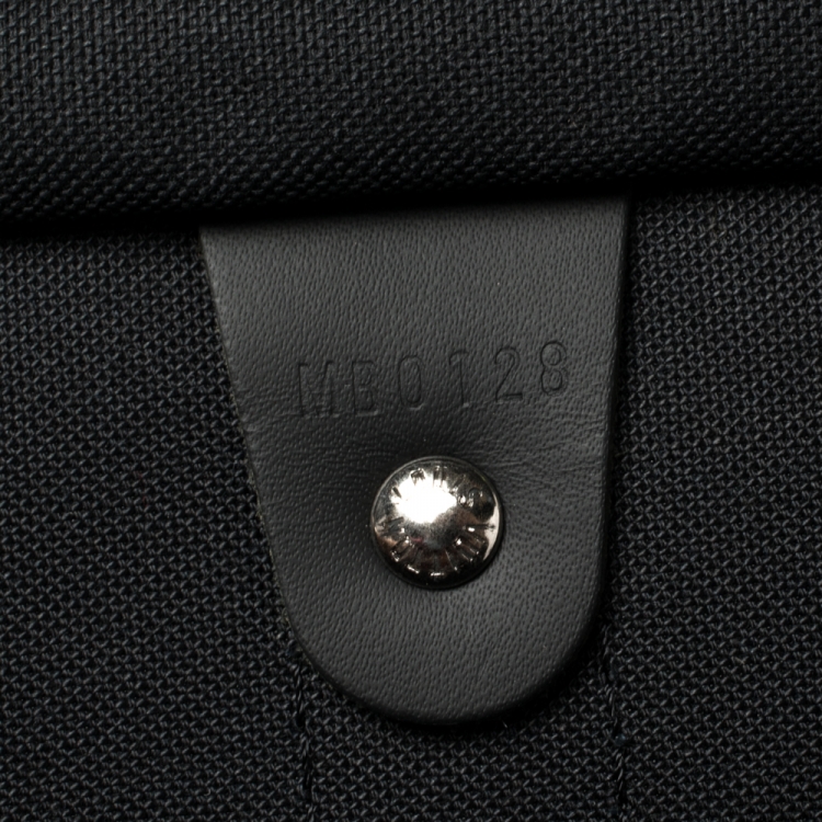 Pre Owned Louis Vuitton Monogram Eclipse Canvas and Leather Keepall Bandouliere 55 