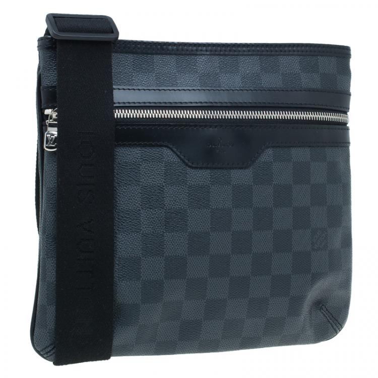 Pre Owned Louis Vuitton Damier Graphite Thomas Messenger Bag