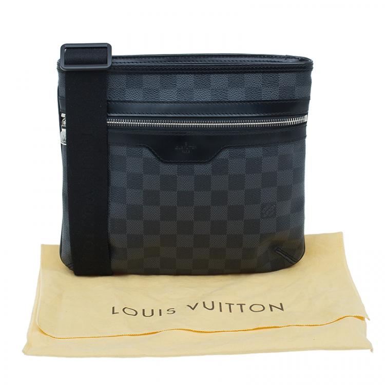 Pre Owned Louis Vuitton Damier Graphite Thomas Messenger Bag