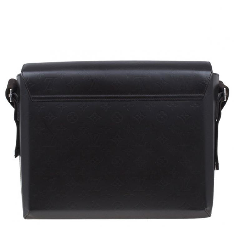 Pre Owned Louis Vuitton Brown Monogram Vernis Glace Fonzie Messenger Bag