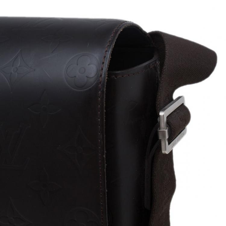 Pre Owned Louis Vuitton Brown Monogram Vernis Glace Fonzie Messenger Bag