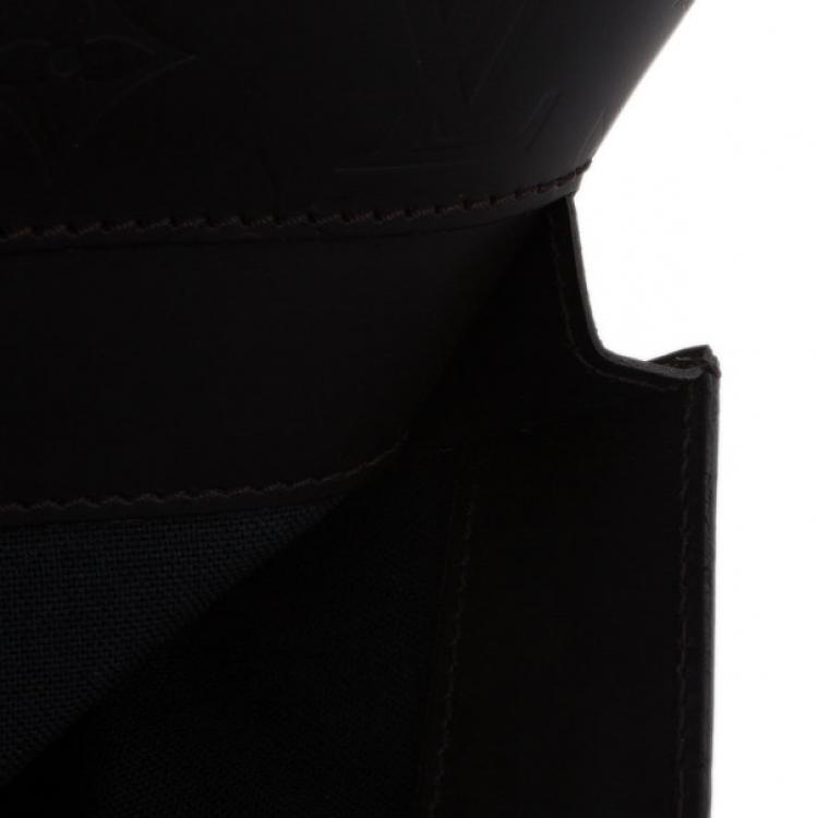 Pre Owned Louis Vuitton Brown Monogram Vernis Glace Fonzie Messenger Bag